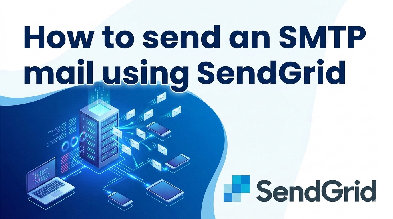 How to send an SMTP mail using SendGrid